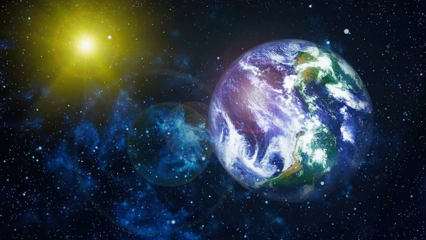 Planet Erde Östliche Hemisphäre Dieses Bildelemente Von Nasa — Stockfoto