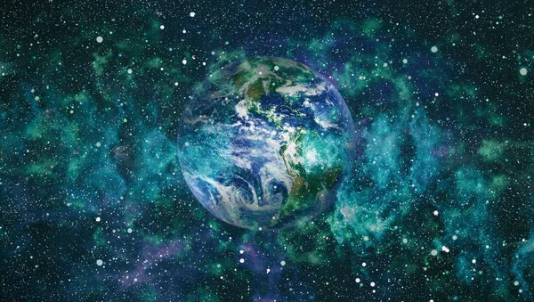 Planeta Tierra Hemisferio Oriental Esta Imagen Elementos Proporcionados Por Nasa — Foto de Stock
