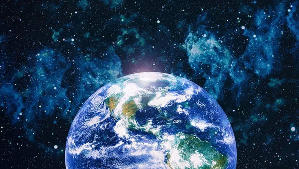 Planet Earth. Eastern hemisphere. This image elements furnished by NASA.