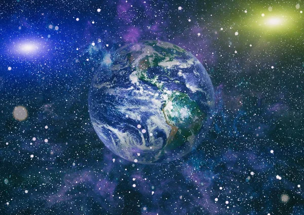 Планета Земля Східна Півкуля Цей Елементів Зображення Мебльовані Наса — стокове фото