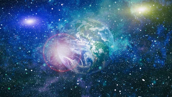 Planet Earth Eastern Hemisphere Image Elements Furnished Nasa — Stock Photo, Image