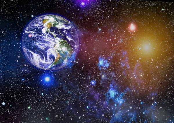 惑星の地球 東半球 Nasa から提供されたこのイメージ エレメント — ストック写真