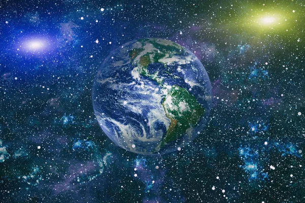 Planeet Aarde Oostelijk Halfrond Deze Afbeeldingselementen Ingericht Door Nasa — Stockfoto