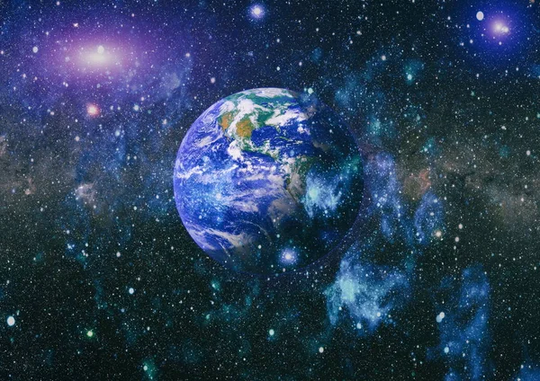Planet Earth Eastern Hemisphere Image Elements Furnished Nasa — Stock Photo, Image