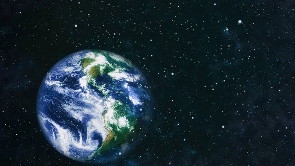 Dünya gezegeni. Doğu hemisphere. NASA tarafından döşenmiş bu görüntü öğelerini.