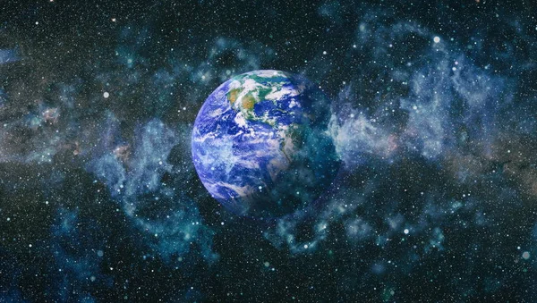Planeta Tierra Hemisferio Oriental Esta Imagen Elementos Proporcionados Por Nasa —  Fotos de Stock