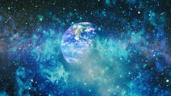 지구입니다 반구입니다 우주국이 제공한이 이미지 — 스톡 사진