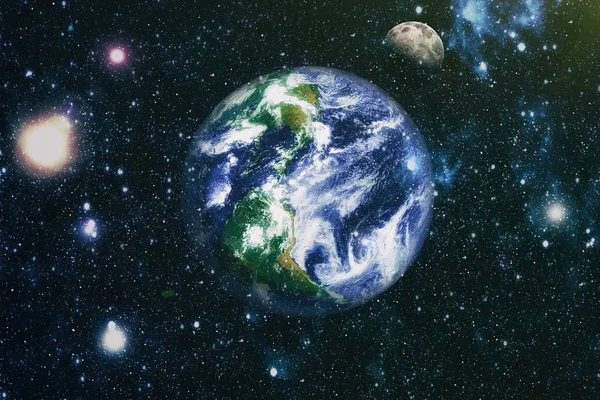 Dünya ve ay tutulması, Nasa tarafından döşenmiş öğeler dahil olmak üzere son derece ayrıntılı görüntü.