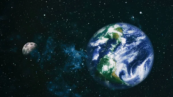 Dünya ve ay tutulması, Nasa tarafından döşenmiş öğeler dahil olmak üzere son derece ayrıntılı görüntü.