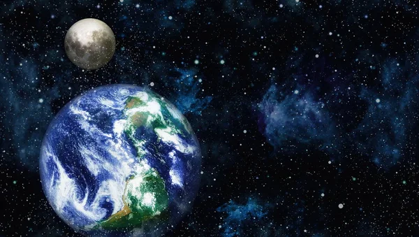 Землею Місяцем Затемнення Надзвичайно Докладні Зображень Тому Числі Елементів Мебльовані — стокове фото