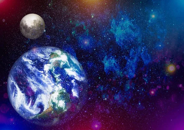 Dünya ve ay tutulması, Nasa tarafından döşenmiş öğeler dahil olmak üzere son derece ayrıntılı görüntü.