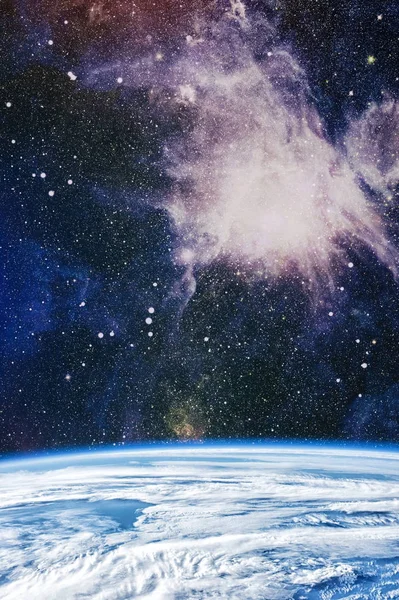 Rymden Från Jorden Färgglada Rymden Universum Konceptet Bakgrund Delar Denna — Stockfoto