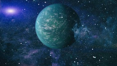 alan birçok ışık yılı uzakta dünya. Nasa tarafından döşenmiş bu görüntü unsurları