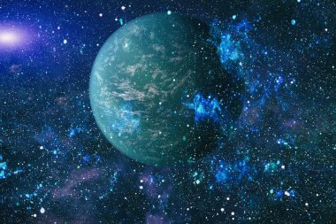 alan birçok ışık yılı uzakta dünya. Nasa tarafından döşenmiş bu görüntü unsurları