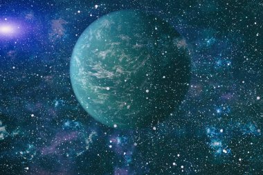 alan birçok ışık yılı uzakta dünya. Nasa tarafından döşenmiş bu görüntü unsurları