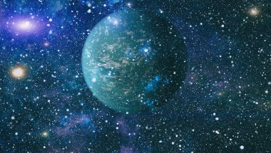 alan birçok ışık yılı uzakta dünya. Nasa tarafından döşenmiş bu görüntü unsurları