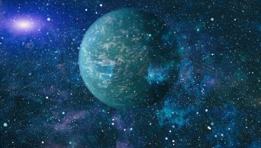 alan birçok ışık yılı uzakta dünya. Nasa tarafından döşenmiş bu görüntü unsurları