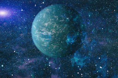 alan birçok ışık yılı uzakta dünya. Nasa tarafından döşenmiş bu görüntü unsurları