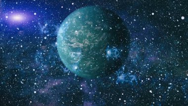 alan birçok ışık yılı uzakta dünya. Nasa tarafından döşenmiş bu görüntü unsurları