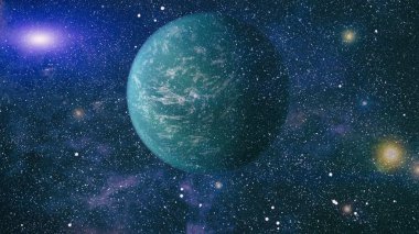 alan birçok ışık yılı uzakta dünya. Nasa tarafından döşenmiş bu görüntü unsurları