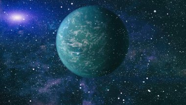 alan birçok ışık yılı uzakta dünya. Nasa tarafından döşenmiş bu görüntü unsurları