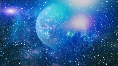 alan birçok ışık yılı uzakta dünya. Nasa tarafından döşenmiş bu görüntü unsurları