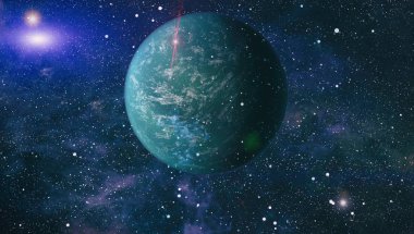 alan birçok ışık yılı uzakta dünya. Nasa tarafından döşenmiş bu görüntü unsurları