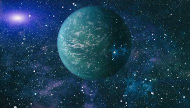 alan birçok ışık yılı uzakta dünya. Nasa tarafından döşenmiş bu görüntü unsurları