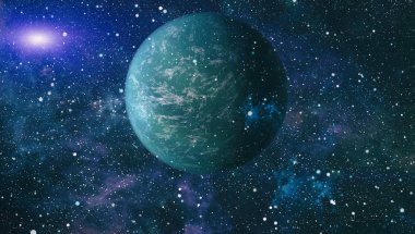 alan birçok ışık yılı uzakta dünya. Nasa tarafından döşenmiş bu görüntü unsurları