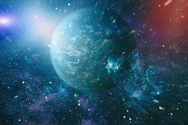 alan birçok ışık yılı uzakta dünya. Nasa tarafından döşenmiş bu görüntü unsurları