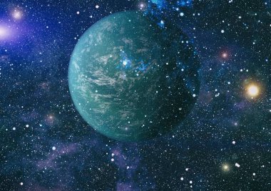 alan birçok ışık yılı uzakta dünya. Nasa tarafından döşenmiş bu görüntü unsurları