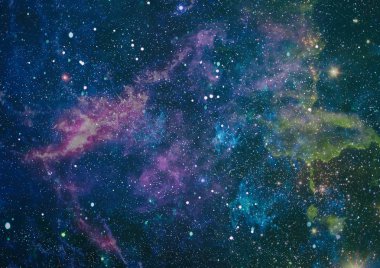 Uzaydaki gezegenler, yıldızlar ve galaksiler uzay keşiflerinin güzelliğini gösteriyor. NASA tarafından döşenmiş elementler