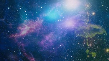 Uzaydaki gezegenler, yıldızlar ve galaksiler uzay keşiflerinin güzelliğini gösteriyor. NASA tarafından döşenmiş elementler