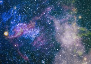 Uzaydaki gezegenler, yıldızlar ve galaksiler uzay keşiflerinin güzelliğini gösteriyor. NASA tarafından döşenmiş elementler