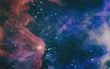 Uzaydaki gezegenler, yıldızlar ve galaksiler uzay keşiflerinin güzelliğini gösteriyor. NASA tarafından döşenmiş elementler