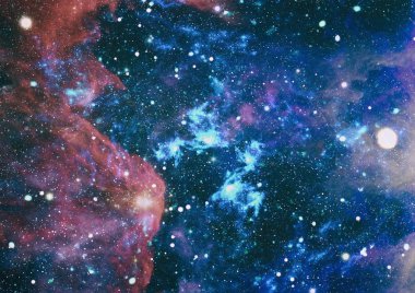 Uzaydaki gezegenler, yıldızlar ve galaksiler uzay keşiflerinin güzelliğini gösteriyor. NASA tarafından döşenmiş elementler