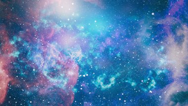Uzaydaki gezegenler, yıldızlar ve galaksiler uzay keşiflerinin güzelliğini gösteriyor. NASA tarafından döşenmiş elementler
