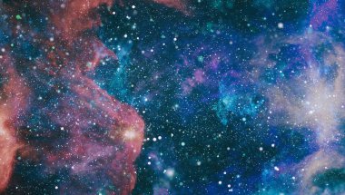 Uzaydaki gezegenler, yıldızlar ve galaksiler uzay keşiflerinin güzelliğini gösteriyor. NASA tarafından döşenmiş elementler