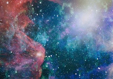 Uzaydaki gezegenler, yıldızlar ve galaksiler uzay keşiflerinin güzelliğini gösteriyor. NASA tarafından döşenmiş elementler