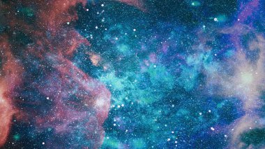 Uzaydaki gezegenler, yıldızlar ve galaksiler uzay keşiflerinin güzelliğini gösteriyor. NASA tarafından döşenmiş elementler