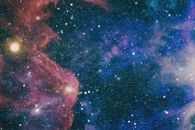 Uzaydaki gezegenler, yıldızlar ve galaksiler uzay keşiflerinin güzelliğini gösteriyor. NASA tarafından döşenmiş elementler