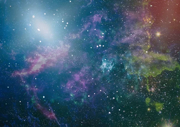 Uzaydaki gezegenler, yıldızlar ve galaksiler uzay keşiflerinin güzelliğini gösteriyor. NASA tarafından döşenmiş elementler