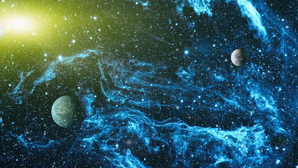 นหล งอวกาศนามธรรมในอนาคต องฟ ากลางค ดวงดาวและเนบ วลา องค ประกอบของภาพน าโดยนาซ — ภาพถ่ายสต็อก