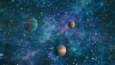 Evren kavramı arka plan. Nasa tarafından döşenmiş bu görüntü unsurları