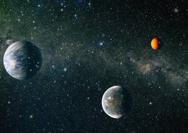 Evren kavramı arka plan. Nasa tarafından döşenmiş bu görüntü unsurları