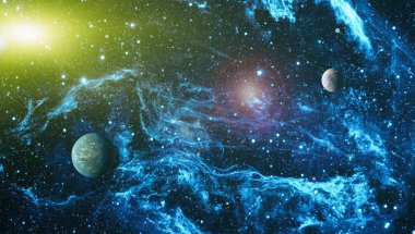 Evren kavramı arka plan. Nasa tarafından döşenmiş bu görüntü unsurları