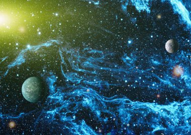 Evren kavramı arka plan. Nasa tarafından döşenmiş bu görüntü unsurları