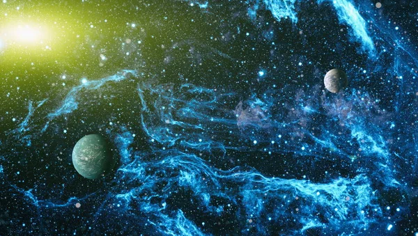 Evren kavramı arka plan. Nasa tarafından döşenmiş bu görüntü unsurları