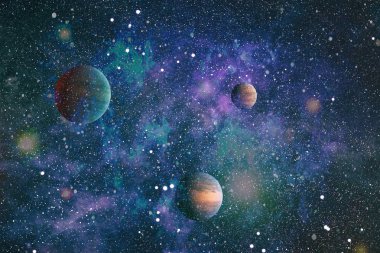 Evren kavramı arka plan. Nasa tarafından döşenmiş bu görüntü unsurları