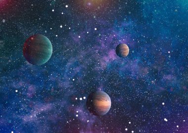 Evren kavramı arka plan. Nasa tarafından döşenmiş bu görüntü unsurları